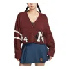 Nike (wmns)  Women By Yoon Cardigan Asia Sizing 'dark Team Red'