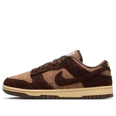 Nike (wmns)  X Harris Tweed Dunk Low 'sesame Baroque Brown' In Black