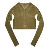 Nike Ghost Knit Top In Green