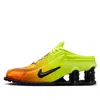 Nike + Martin Rose Shox Mr4 Rubber And Mesh-trimmed Ombré Leather Sneakers In Multi