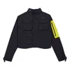 Nike (wmns)  X Off-white Running Jacket 'black Yellow'
