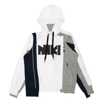 Nike (wmns)  X Sacai Double-zip Hoodie 'obsidian' In Gray