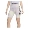 Nike (wmns)  X Serena Williams Design Crew High-waisted Printed Biker Shorts (asia Sizing) 'purple Ye