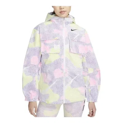 Nike (wmns)  X Serena Williams Design Crew Woven Jacket (asia Sizing) 'purple Yellow' In Multi