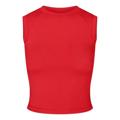 Nike (wmns)  X Skims Airy Muscle T-shirt 'ruby' In Red