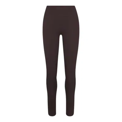 Nike (wmns)  X Skims Matte High-waisted 26"" Knee Grip Leggings 'dark Sepia' In Brown