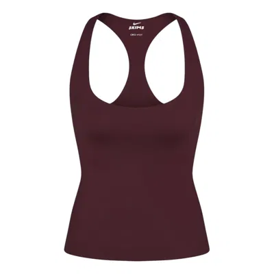 Nike (wmns)  X Skims Matte Racerback Tank 'currant' In Brown