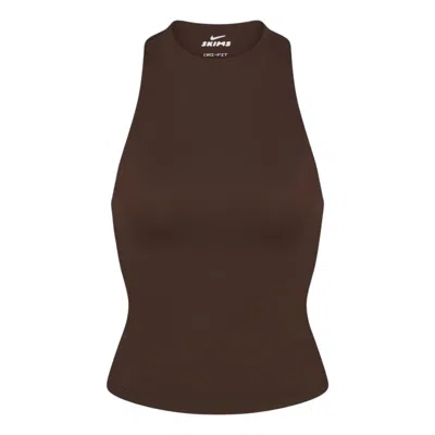 Nike (wmns)  X Skims Matte Racerback Tank 'dark Sepia' In Brown