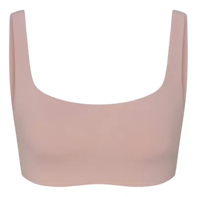 Nike (wmns)  X Skims Matte Scoop Neck Bra 'himalayan' In Pink