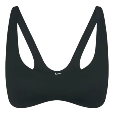 Nike (wmns)  X Skims Matte Shaping Scoop Bra 'dark Teal' In Black