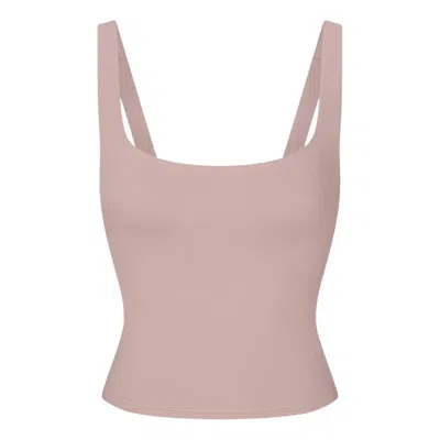 Nike (wmns)  X Skims Matte Square Neck Tank 'himalayan' In Pink