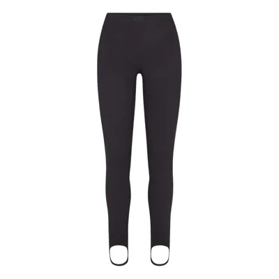 Nike (wmns)  X Skims Matte V-line Stirrup Legging 'obsidian' In Metallic