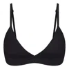Nike (wmns)  X Skims Shine Triangle Bra 'obsidian' In Black