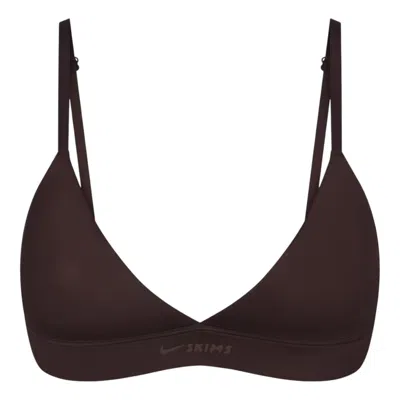 Nike (wmns)  X Skims Shine Triangle Bra 'phoenix' In Brown