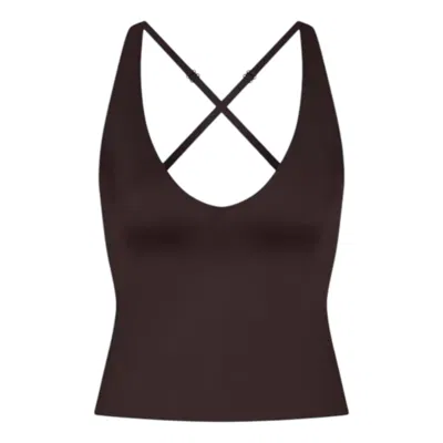 Nike (wmns)  X Skims Shine V-neck Tank 'phoenix' In Red