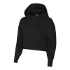 Nike (wmns)  Yoga Luxe Solid Color Short Long Sleeves Hoodie Black