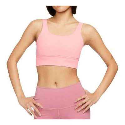 Nike (wmns)  Zenvy Longline Medium-support Padded Sports Bra 'pink'