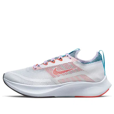 Nike (wmns)  Zoom Fly 4 'white Team Orange Lilac' In Multi