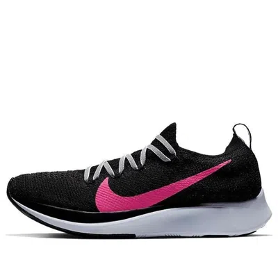 Nike (wmns)  Zoom Fly Flyknit 'black Hyper Pink' In Multi