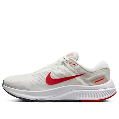 Nike (wmns)  Zoom Structure 24 Low Top White Red In Neutral