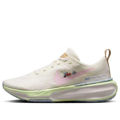 Nike (wmns)  Zoomx Invincible Run 3 'sail Pink Foam Barely Volt' In White