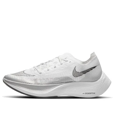 Nike (wmns)  Zoomx Vaporfly Next% 2 'white Metallic Silver' In Gray