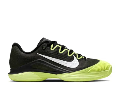 Nike Wmns Court Air Zoom Vapor 12 Hc 'black Light Lemon Twist' In Green
