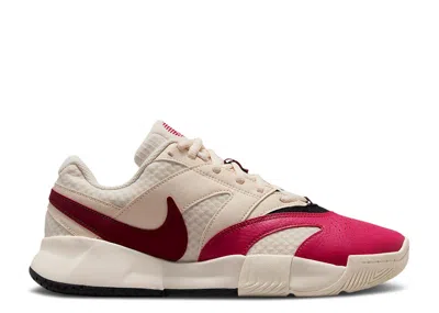 Nike Wmns Court Lite 4 'pale Ivory Team Red' In White