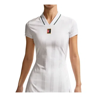 Nike Women's Court Slam Dri-fit Tennis Dress In White