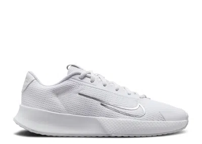 Nike Wmns Court Vapor Lite 2 Hc 'white Metallic Silver'