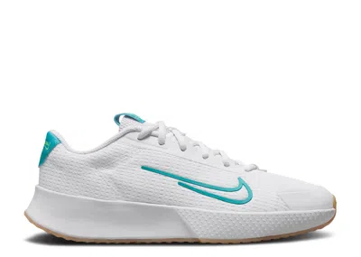 Nike Wmns Court Vapor Lite 2 Hc 'white Teal Nebula'