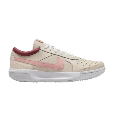 Pre-owned Nike Wmns Court Zoom Lite 3 'pearl White Bleached Coral' | Cream | Women's Size 7