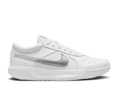 Nike Wmns Court Zoom Lite 3 'white Metallic Silver'