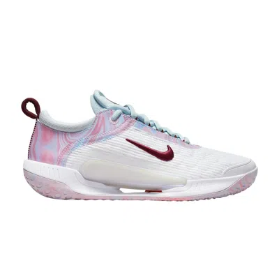 Pre-owned Nike Wmns Court Zoom Nxt 'white Glacier Blue'