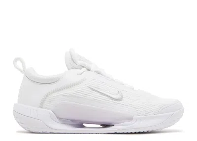 Nike Wmns Court Zoom Nxt 'white Metallic Silver'