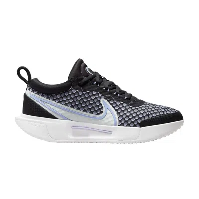 Pre-owned Nike Wmns Court Zoom Pro 'black Light Thistle'