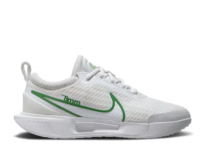 Nike Wmns Court Zoom Pro Hc 'white Kelly Green'