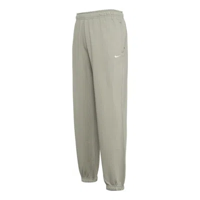 Nike (wmns) Lab Solo Swoosh Fleece Sweatpants Asia Sizing 'light Army' In White