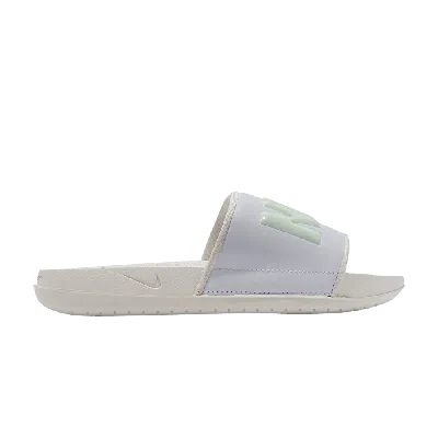 Pre-owned Nike Wmns Offcourt Slide 'phantom Barely Green' In Blue