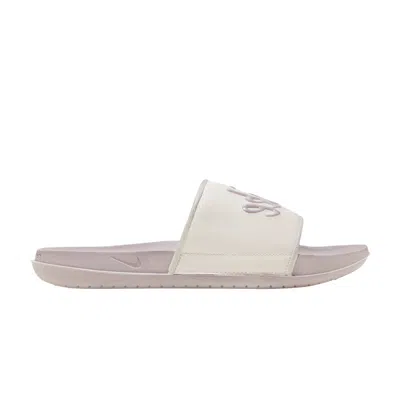 Pre-owned Nike Wmns Offcourt Slide 'sail Platinum Violet' | Purple | Women's Size 8