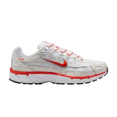 Pre-owned Nike Wmns P-6000 'platinum Tint Picante Red' | White | Women's Size 6