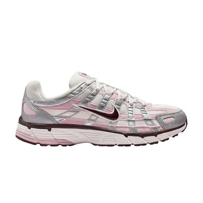 Pre-owned Nike Wmns P-6000 'silver Burgundy Plum Chalk' | Red | Women's Size 8.5