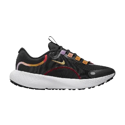 Pre-owned Nike Wmns React Escape Run 'black Magma Orange'