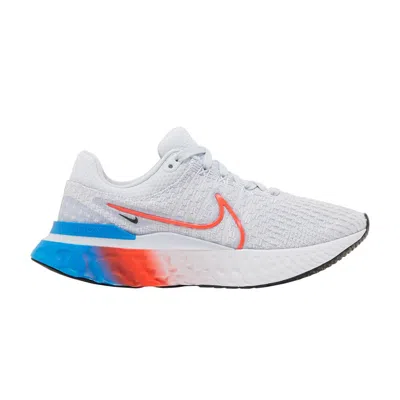 Pre-owned Nike Wmns React Infinity Run Flyknit 3 'grey Bright Crimson'