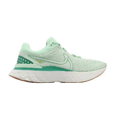 Pre-owned Nike Wmns React Infinity Run Flyknit 3 'mint Foam' In Green