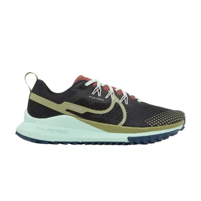 Pre-owned Nike Wmns React Pegasus Trail 4 'black Alligator Mint'