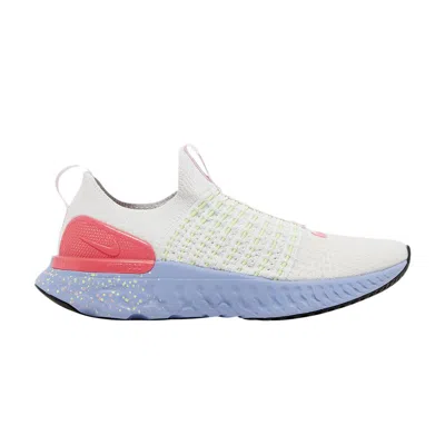 Pre-owned Nike Wmns React Phantom Run Flyknit 2 'confetti' In White