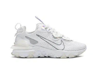 Pre-owned Nike Wmns React Vision 'white Iridescent' Cw0730-100 In White/particle Grey/white