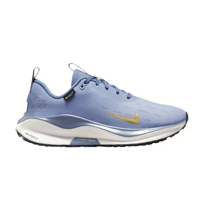 Pre-owned Nike Wmns Reactx Infinity Run 4 Gore-tex 'ashen Slate Metallic Gold' In Blue