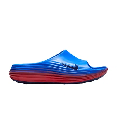 Pre-owned Nike Wmns Reactx Rejuven8 Slide 'photo Blue Action Red Midnight Navy' | Women's Size 15